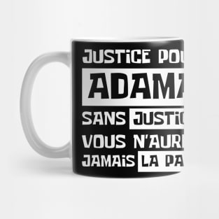 Justice Pour ADAMA Mug